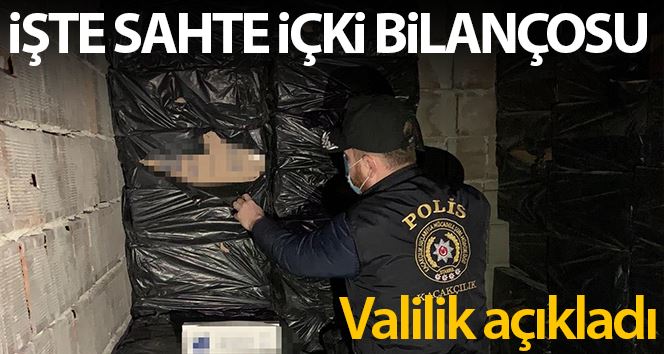 İstanbul Valiliğinden sahte içki yapımı ve tüketimine yönelik açıklama