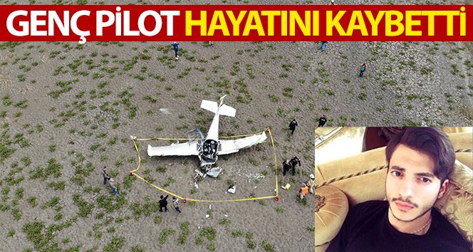 Büyükçekmece’de düşen uçağın genç pilotu hayatını kaybetti
