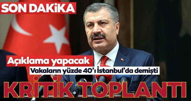 Sağlık Bakanı Fahrettin Koca, İstanbul Valiliği’nde