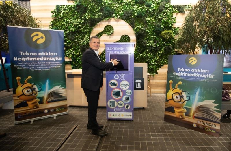 Turkcell 6.5 ton tekno atığı eğitime dönüştürdü
