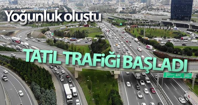 Mesailerin erken bitmesiyle trafikte yoğunluk oluştu