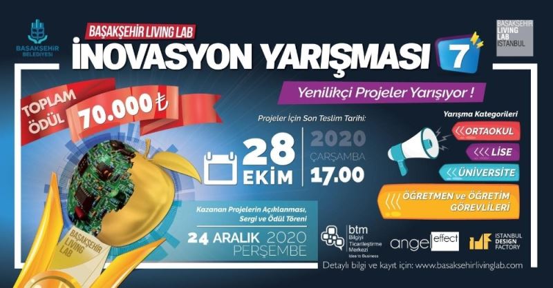 Başakşehir’de yenilikçi fikirler 7. kez yarışacak
