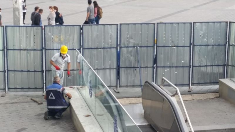 (Özel)Taksim Meydanı’nda büyük tehlike