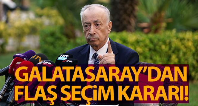 Galatasaray seçime gidiyor