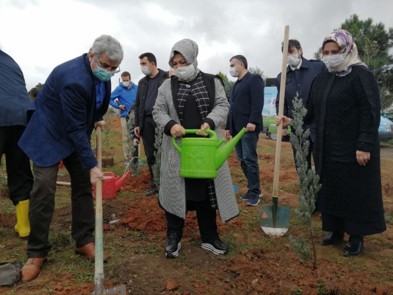 Sancaktepe’li öğrenciler toprağa fidan dikerek geleceğe nefes oldu
