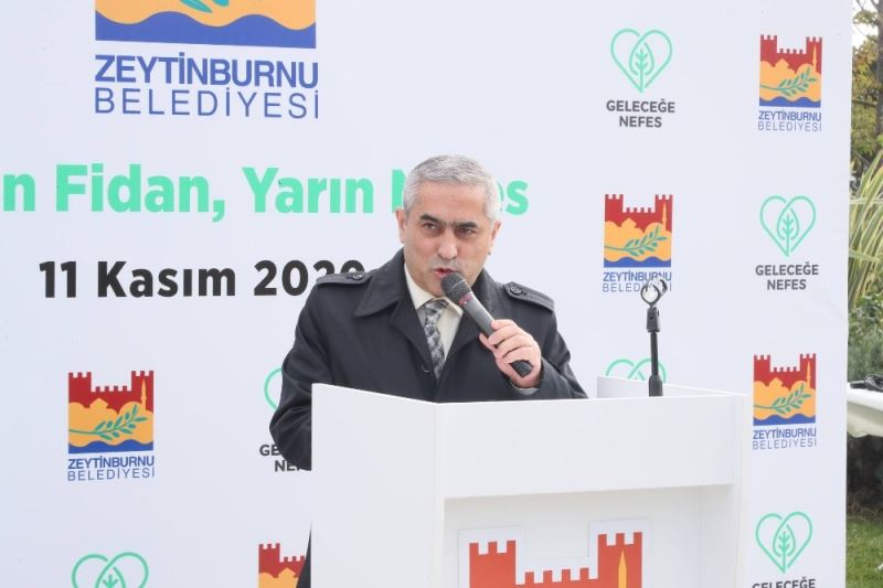 “Geleceğe Nefes, Dünyaya Nefes” için fidanlar dikildi
