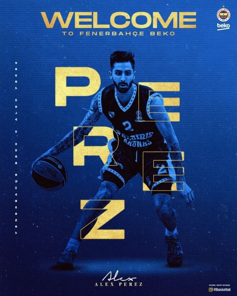 Alex Perez, Fenerbahçe’de
