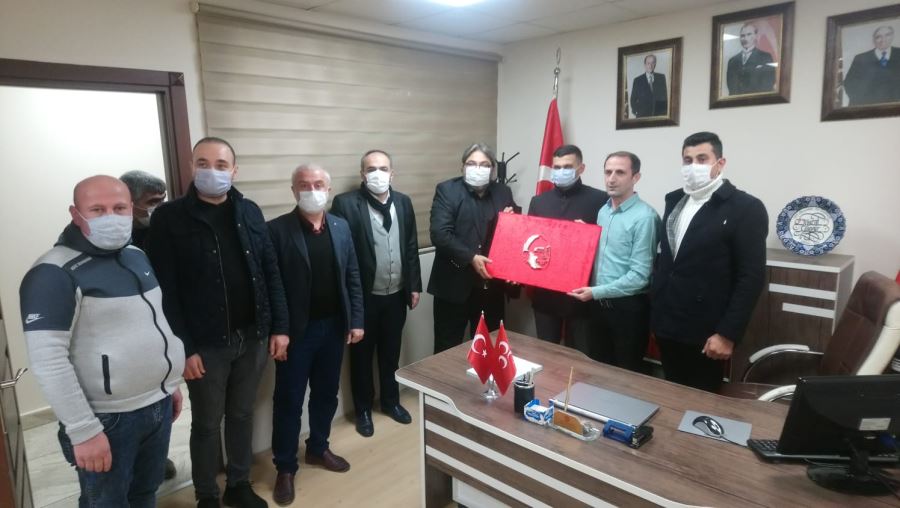 Sinop Ülkücüler Platformundan MHP Arnavutköy İlçe Başkanlığına hayırlı olsun ziyareti