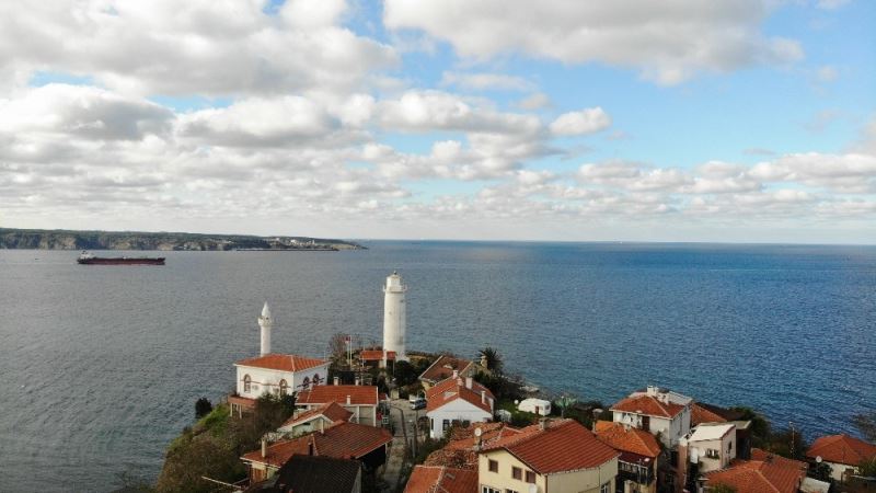 (Özel) Bakan Karaismailoğlu’nun restore edileceğini duyurduğu Anadolu Feneri havadan görüntülendi
