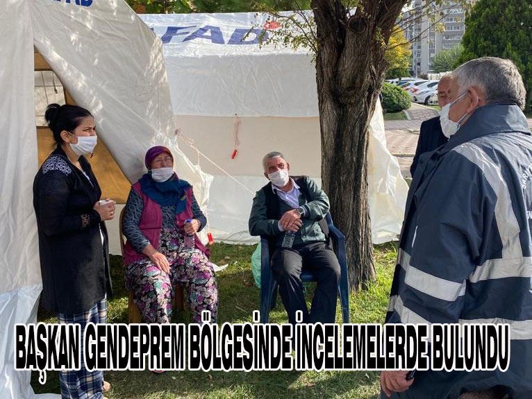 Şükrü Genç deprem bölgesi İzmir