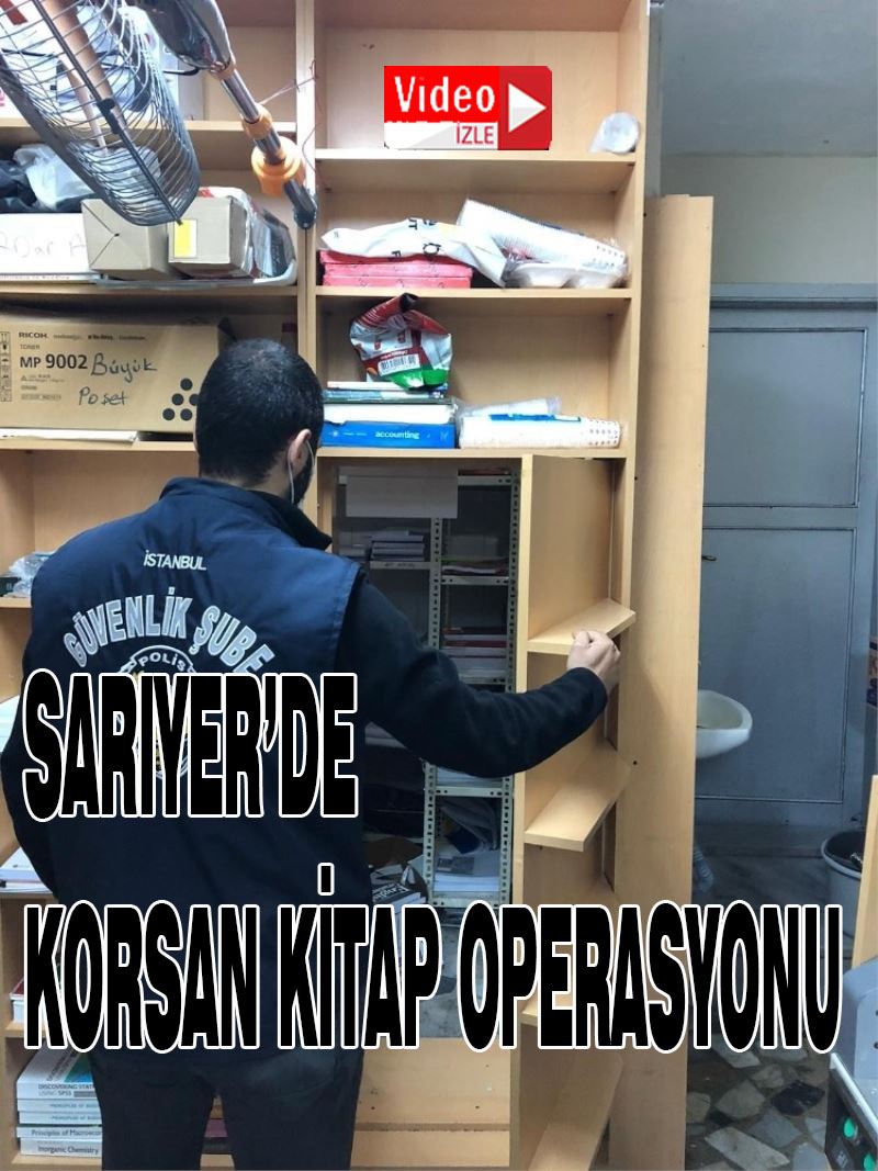 İstanbul’da korsan kitap operasyonu