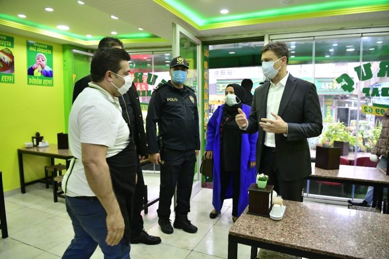 Bahçelievler’de lokanta ve iş yerlerine korona virüs denetimi
