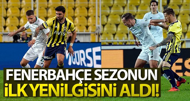 Süper Lig: Fenerbahçe: 0  - Konyaspor: 2 (Maç sonucu)