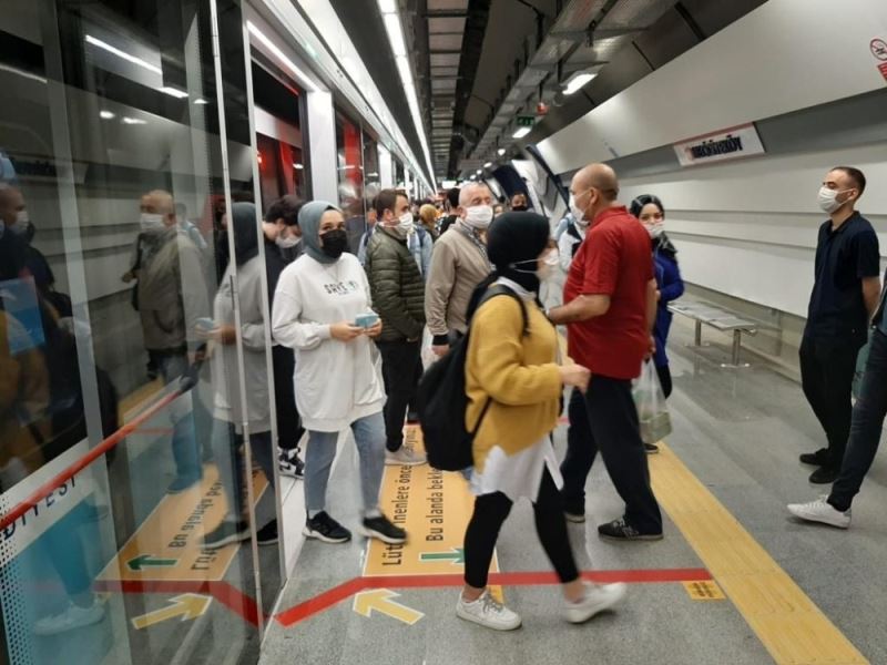 Mecidiyeköy-Mahmutbey Metrosu’nda günlük yolcu sayısı 80 bine ulaştı
