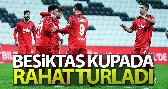 Ziraat Türkiye Kupası: Beşiktaş: 3 - Tarsus İdman Yurdu: 1 (Maç sonucu)