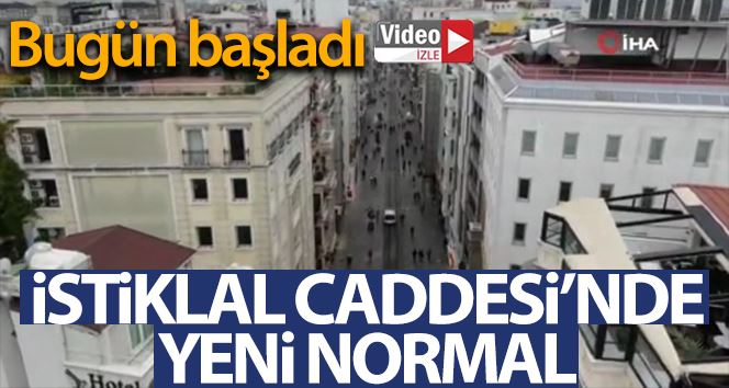 İstiklal Caddesi’ne 7 bin kişi sınırlaması resmen başladı