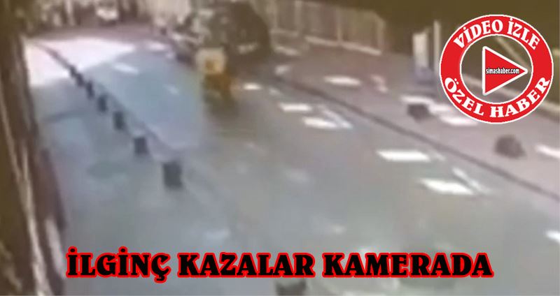 (Özel) İstanbul’da ilginç kazalar kamerada