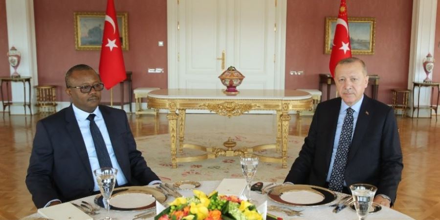 Cumhurbaşkanı Erdoğan, Gine Bissau Seçilmiş Cumhurbaşkanı Cissoko Embalo’yu Vahdettin Köşkü’nde ağırladı