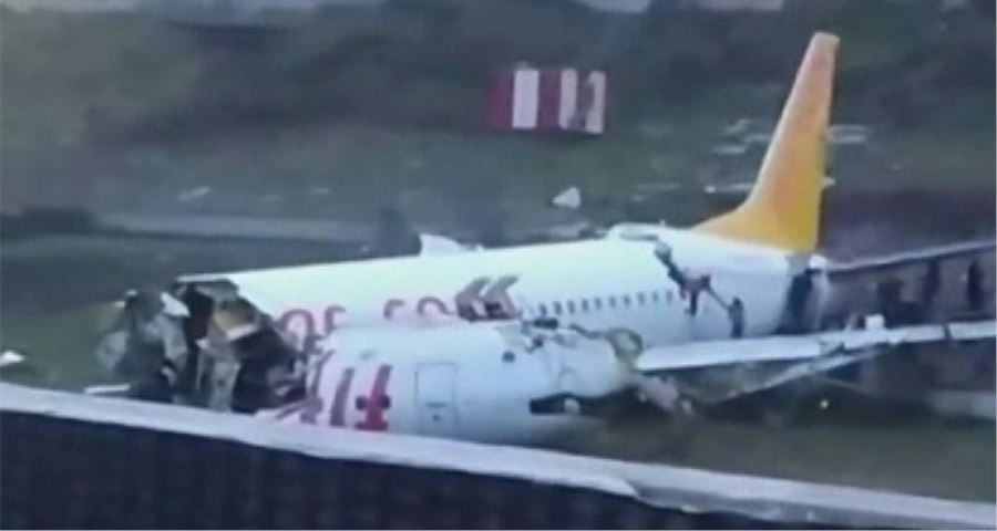 Sabiha Gökçen Havalimanı’ndaki uçak kazasında kaptan pilotun ifadesi alınıyor