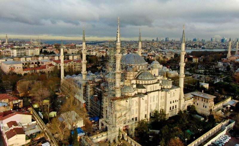 (ÖZEL) Sultanahmet Camisi’nin restorasyonu yüzde 30’u geçti
