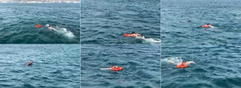 İstanbul boğazında can pazarı kamerada
