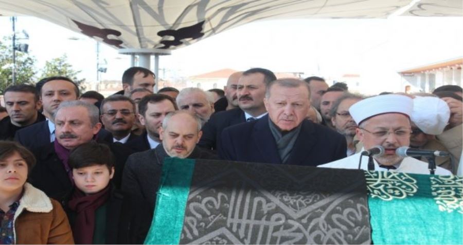 Cumhurbaşkanı Erdoğan, Akif Çağatay Kılıç’ın babası Sinan Kılıç’ın cenaze törenine katıldı