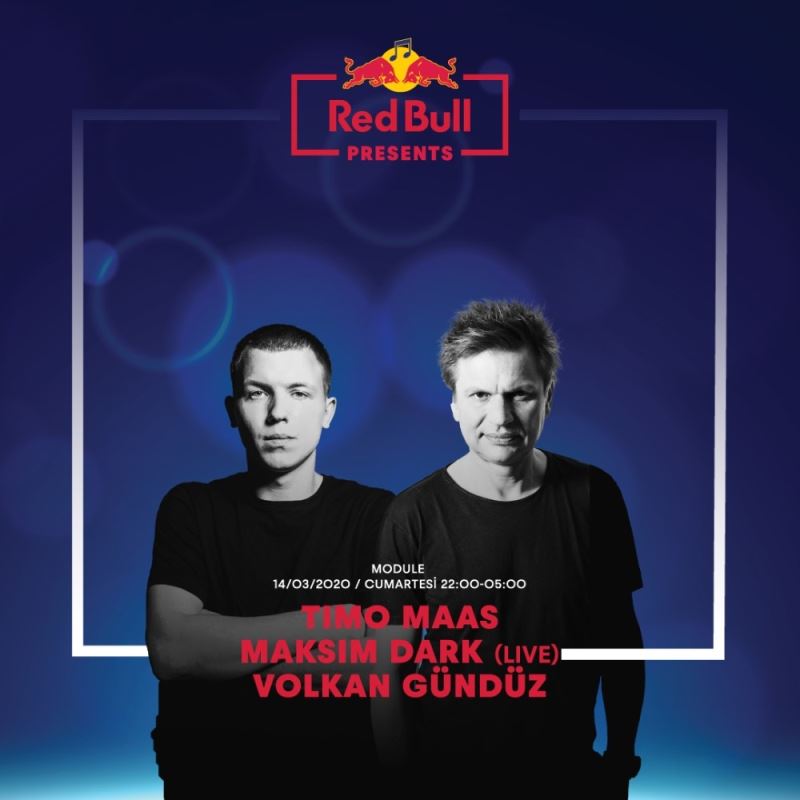 Timo Maas ve Maksim Dark Red Bull Presents kapsamında İstanbul’da
