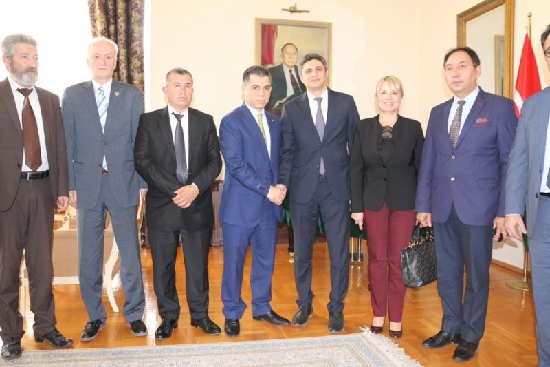 SANKON’dan Azerbaycan Ankara Büyükelçiliğine ziyaret
