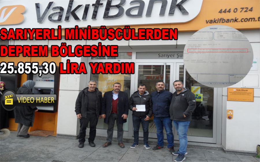 Yardım Paraları AFAD Hesabına Yatırıldı