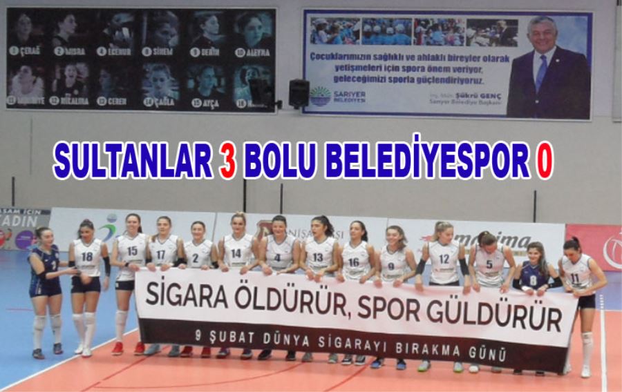 Boğazın Sultanları Bolu Belediyesporu 3-0