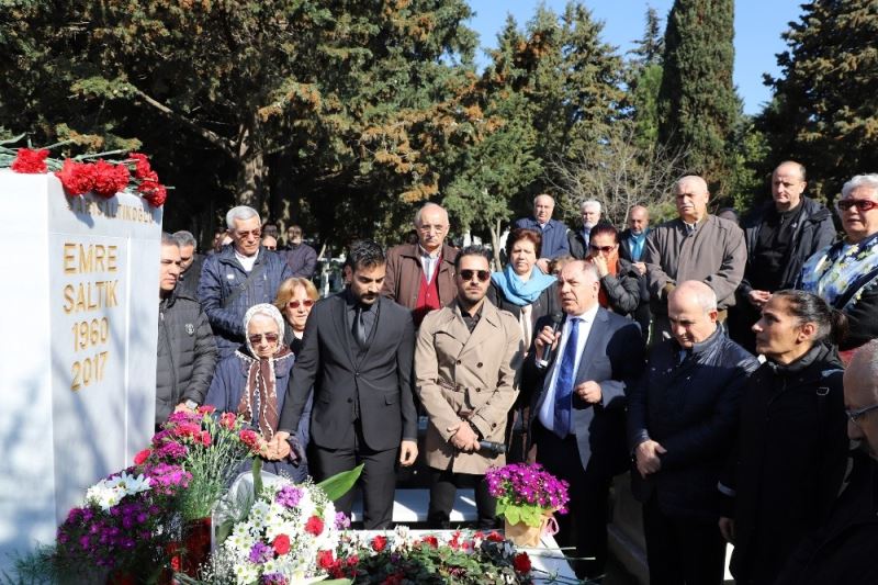 Emre Saltık vefatının 3. yılında kabri başında anıldı
