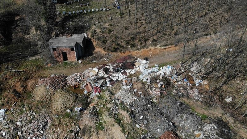 (Özel) Şile’deki çevre katliamı havadan görüntülendi
