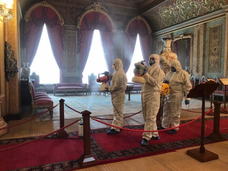 Beylerbeyi Sarayı’nda korona virüs önlemi
