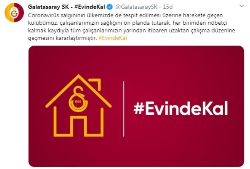 Galatasaray, korona virüs önlemlerini arttırdı
