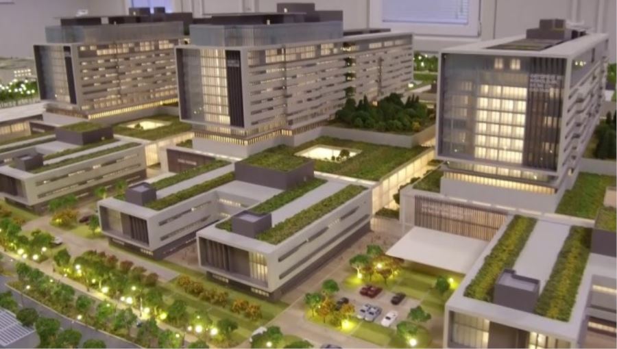 Başakşehir Şehir Hastanesinin yapımı büyük oranda tamamlandı