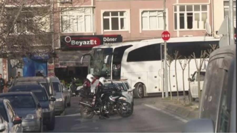 Stuttgart’tan gelen 56 kişi Güngören’deki yurda yerleştirildi