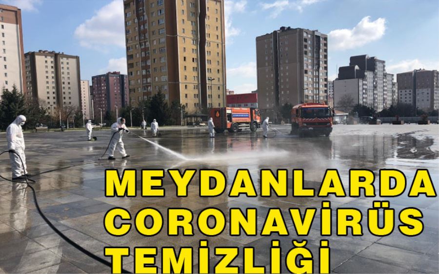 İBB Meydanları Temizliyor