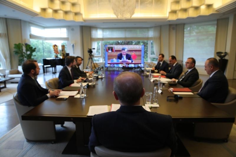 Cumhurbaşkanı Erdoğan G20 Zirvesine video konferansla katıldı

