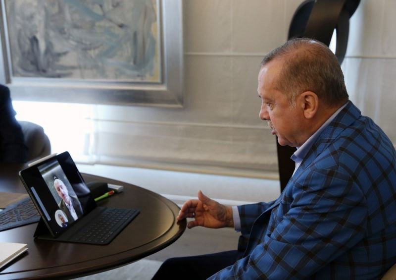 Cumhurbaşkanı Erdoğan, yeni Ulaştırma Bakanı Karaismailoğlu ile video konferans yöntemiyle görüştü
