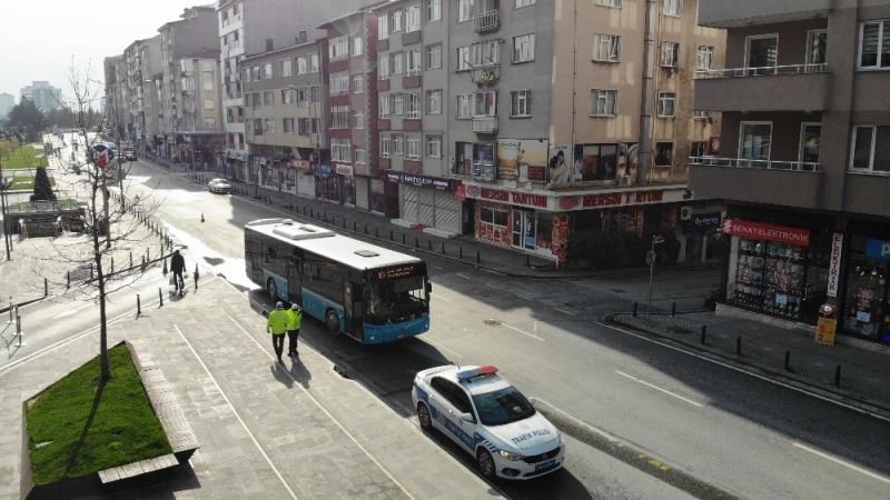 Fazla yolcu taşıyan hatlı minibüs şoförüne ceza
