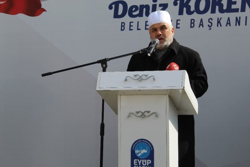 Eyüp Sultan Camii’nde İdlib şehitleri için hatim duası yapıldı
