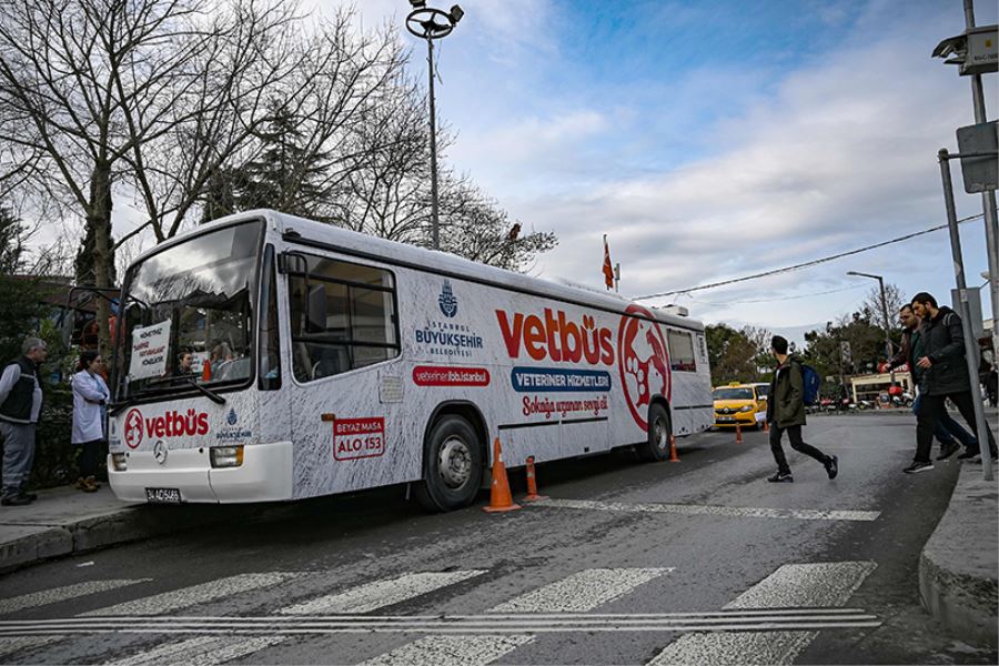 Patili dostlarımıza Vet-Büs ile mobil sağlık hizmeti