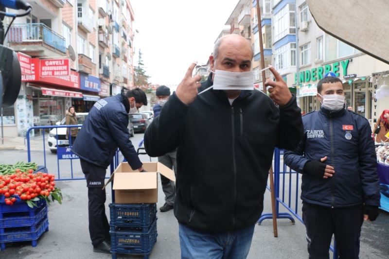 Avcılar’da pazarda yeni genelde uygulanmaya başlandı
