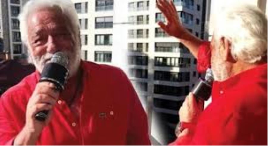 Ünlü sanatçı Fedon’dan komşularına balkon konseri