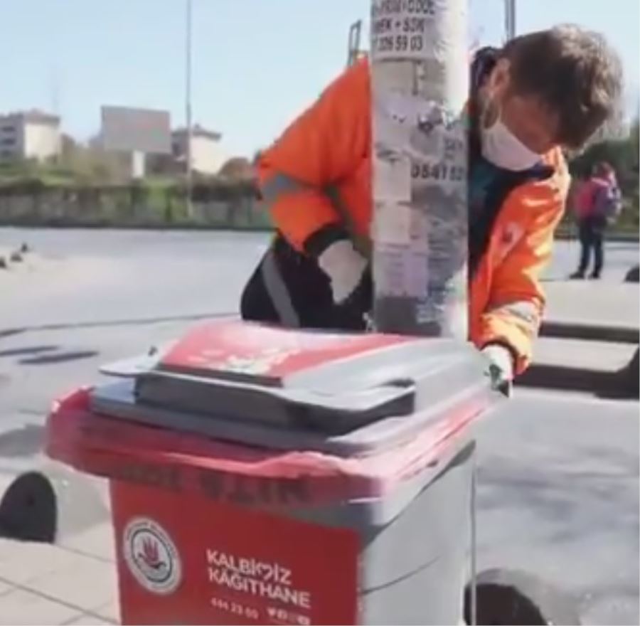 Kâğıthane’de 150 tıbbi atık konteyneri konumlandırıldı