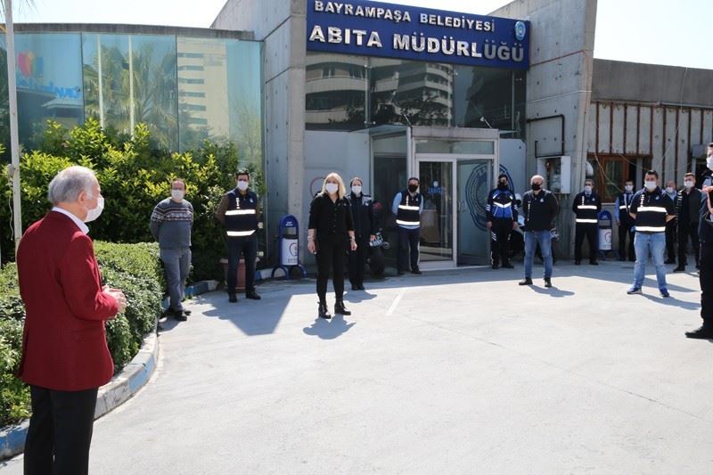 Başkan Aydıner’den zabıtaya moral ziyareti
