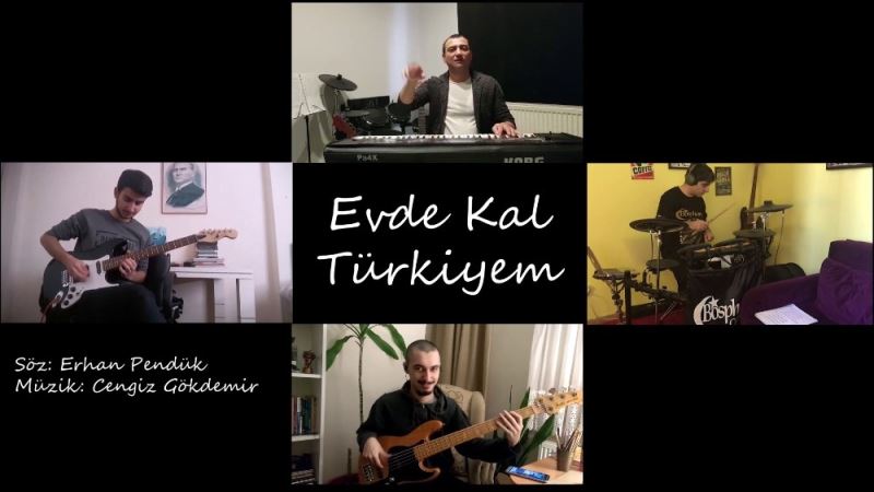 Gönülden Gönüle Müzik Topluluğu’ndan “Evde Kal Türkiyem” şarkısı

