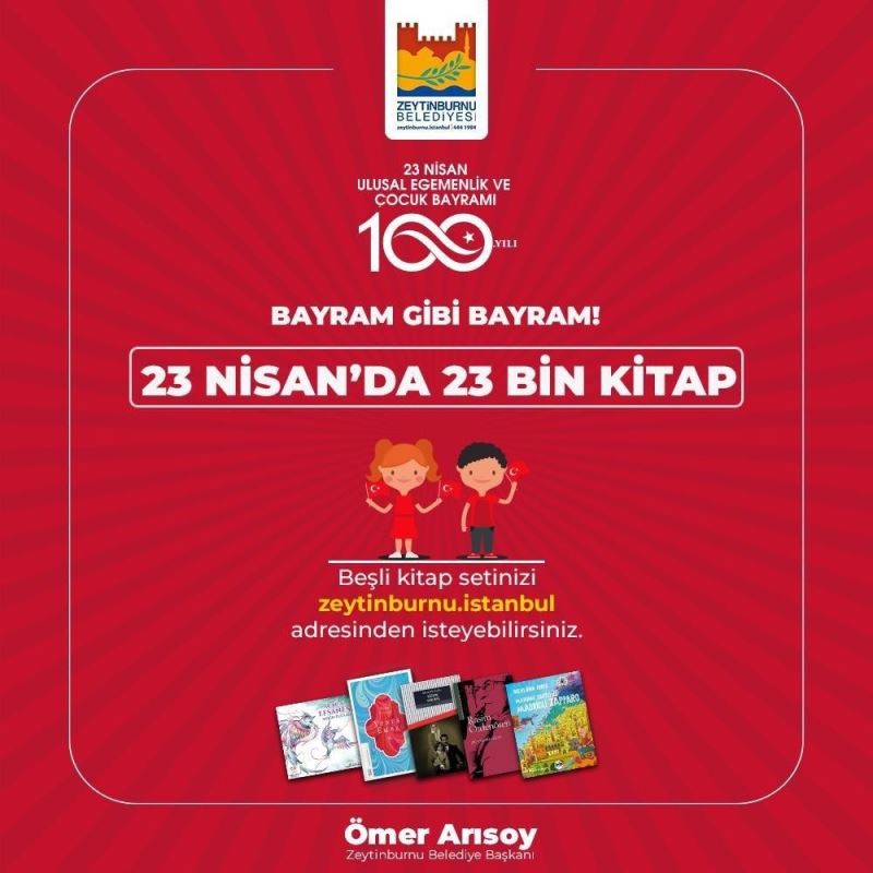 “23 Nisan’da 23 Bin Kitap” kampanyasına yoğun ilgi
