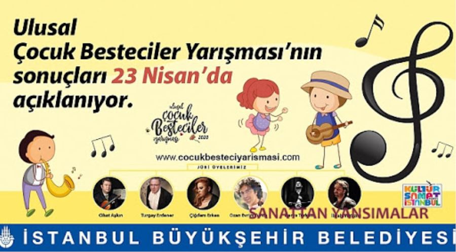 İBB Çocuk besteciler yarışmasının kazananları belli oldu