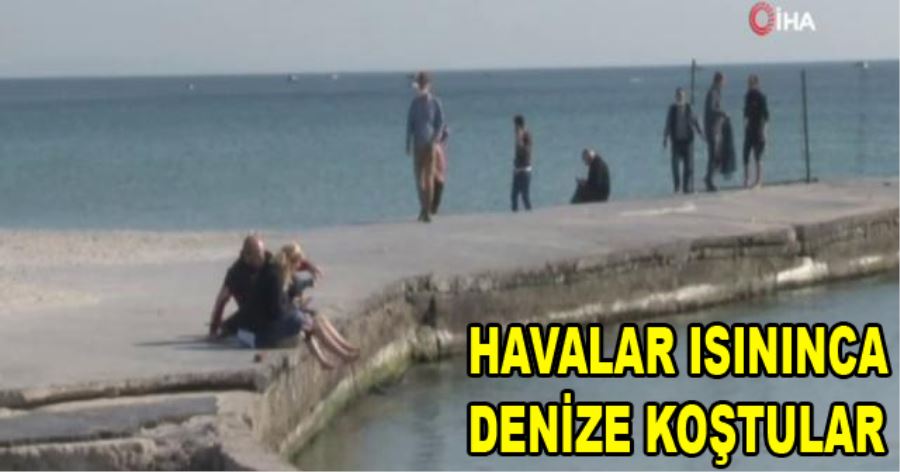 (Özel) İstanbul’da vatandaş denizle buluştu, polis anında böyle engelledi